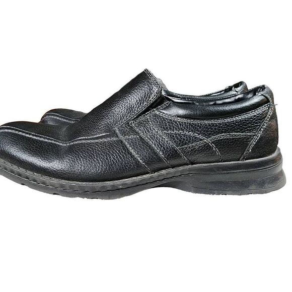 Dockers Men's Black Leather Dress Casual Loafer Shoes Size 10.5 - Picture 3 of 10